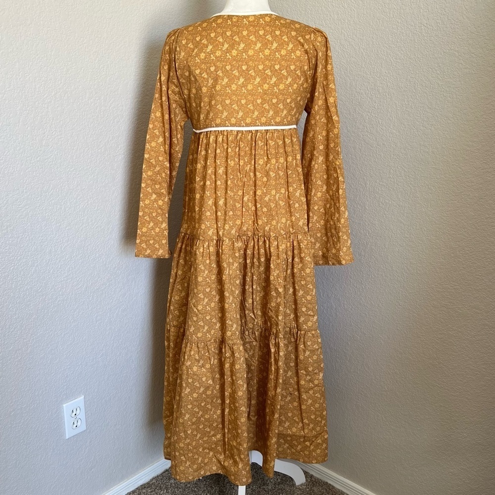 Christy Dawn The Paloma Dress in Biscotti Cosmos Floral Size Small - Picture 10 of 14
